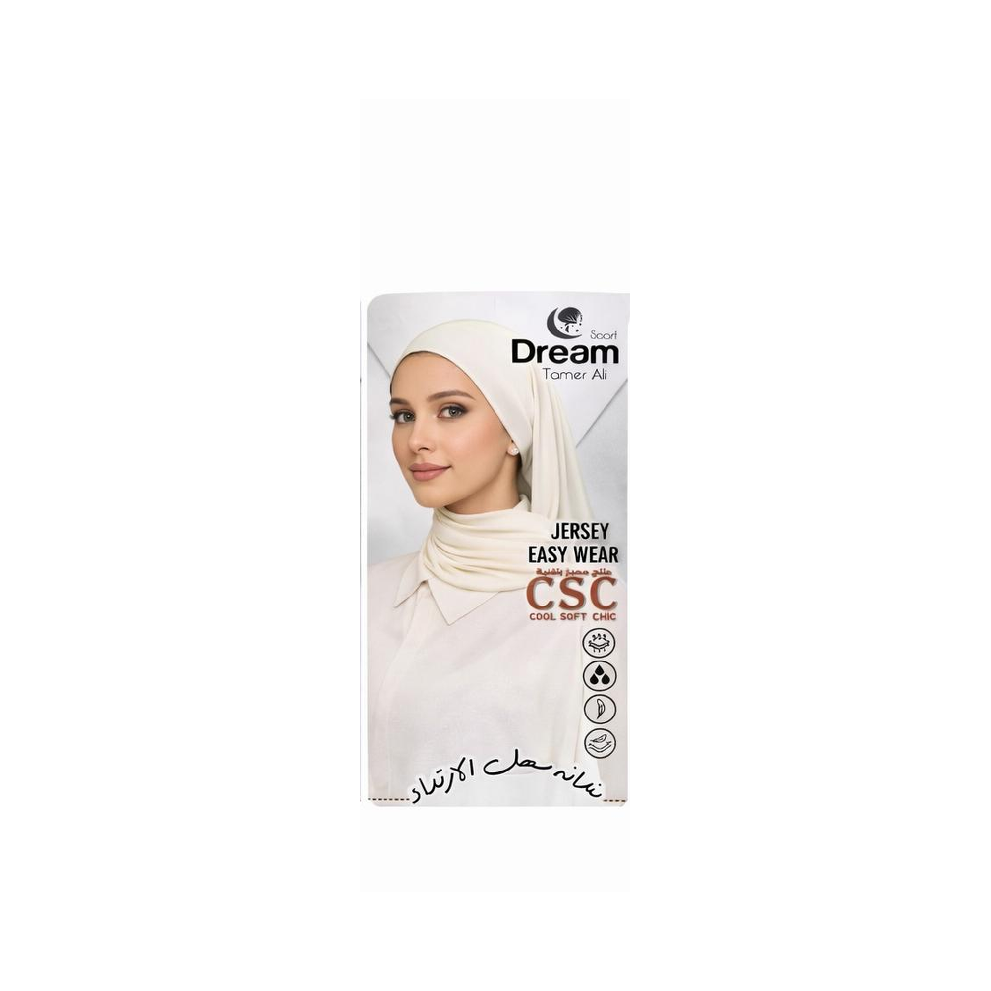 Ljus Beige ICA Cap Scarf