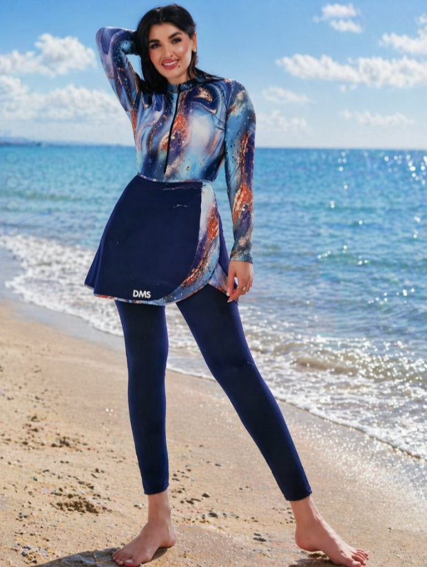 Burkini – 3-delad baddräkt