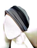 Svart/Grå Turban