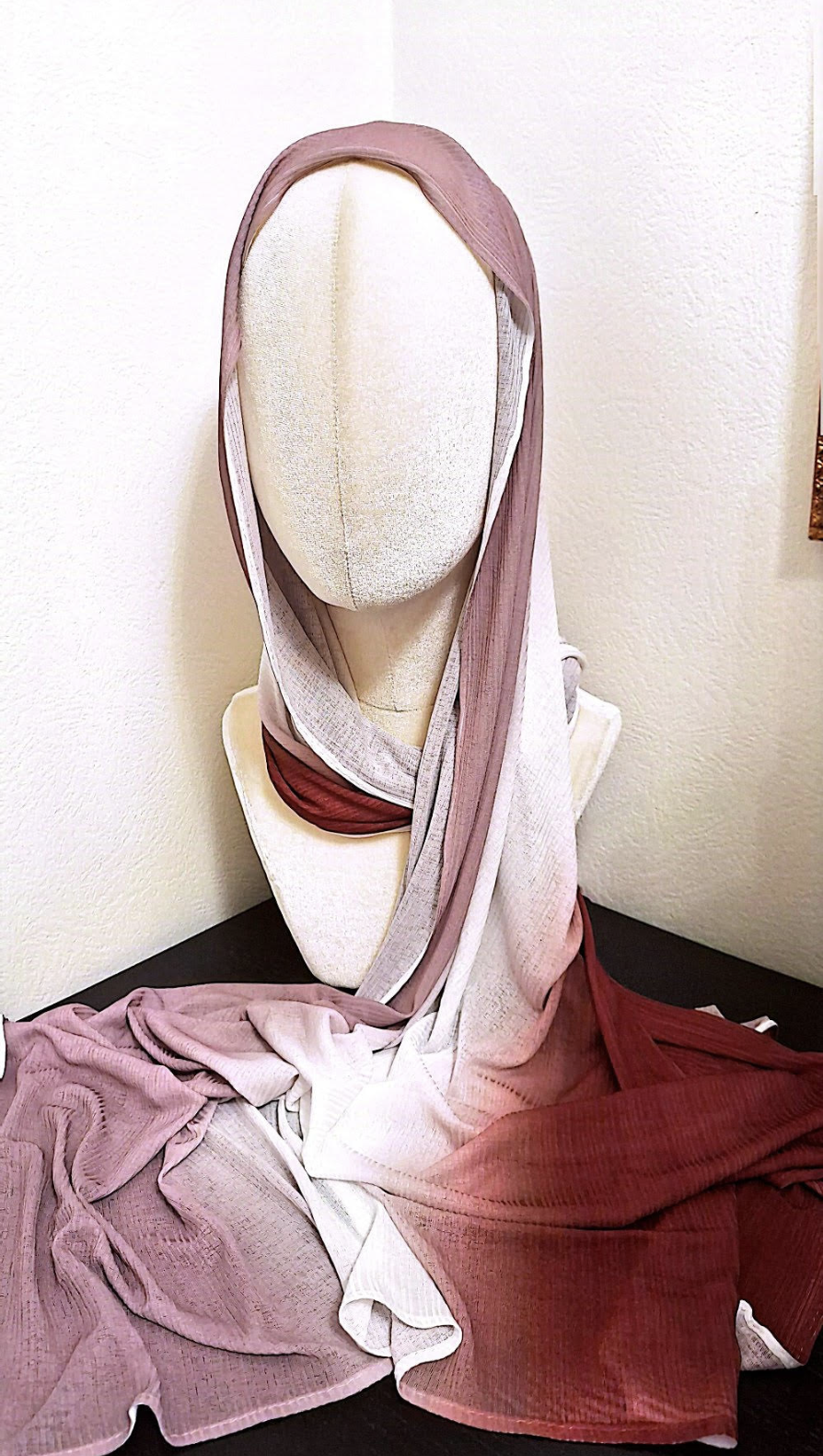 Gammelrosa & Vinröd Luminere Hijab