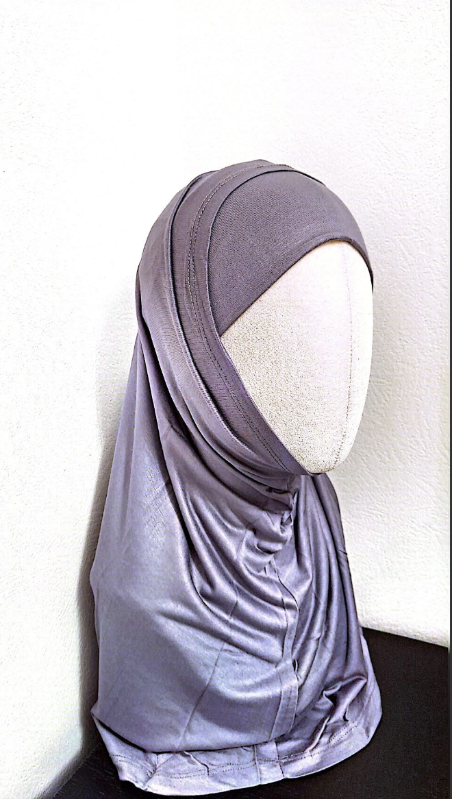 Grå Al Amira Hijab