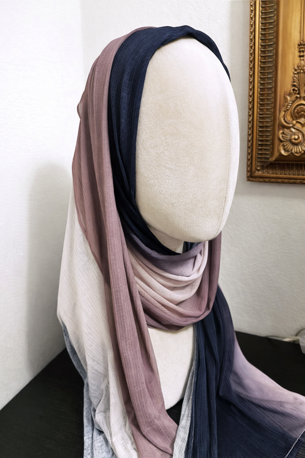 Flerfärgad Kuwait Hijab