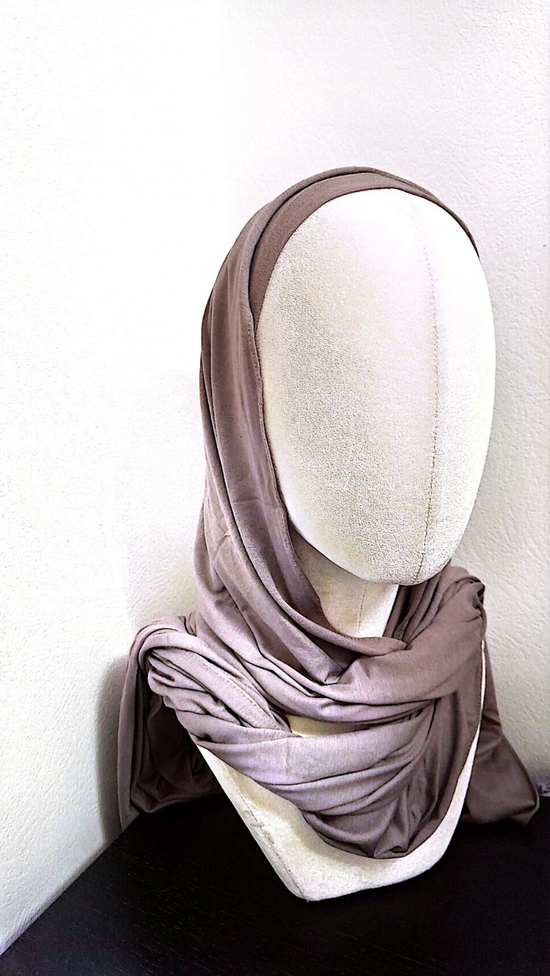 Mauve Rosa Kuwait Hijab (Två Delar)