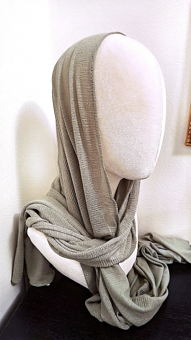 Olivgrön Hijab